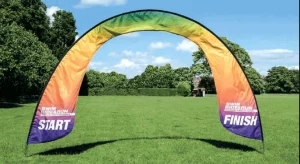 Race Arches UK for Event Branding